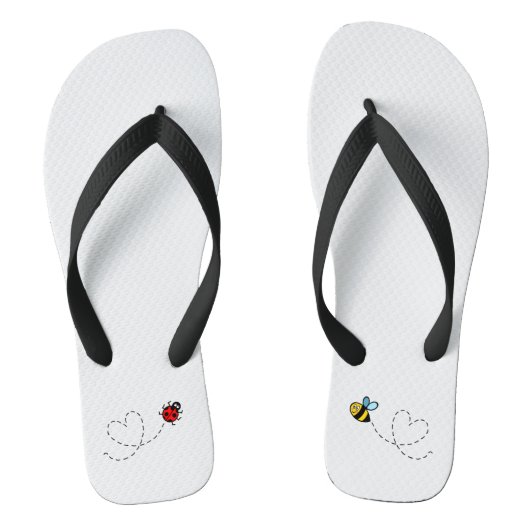Busy Bumblebee & Ladybird Pattern Teenslippers (Voetbed)