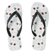 Busy Bumblebee & Ladybird Pattern Teenslippers (Voetbed)