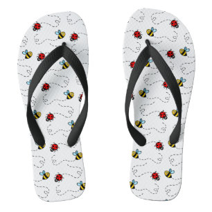 Busy Bumblebee & Ladybird Pattern Teenslippers