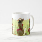 Busy Bustle Bikini Belle met laag profiel beste zi Koffiemok (Voorkant rechts)