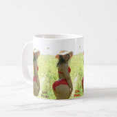 Busy Bustle Bikini Belle met laag profiel beste zi Koffiemok (Voorkant links)