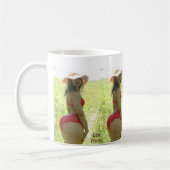 Busy Bustle Bikini Belle met laag profiel beste zi Koffiemok (Links)