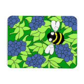 Busy Busy Bee Collectie - Blauwebes Delight Magneet (Horizontaal)