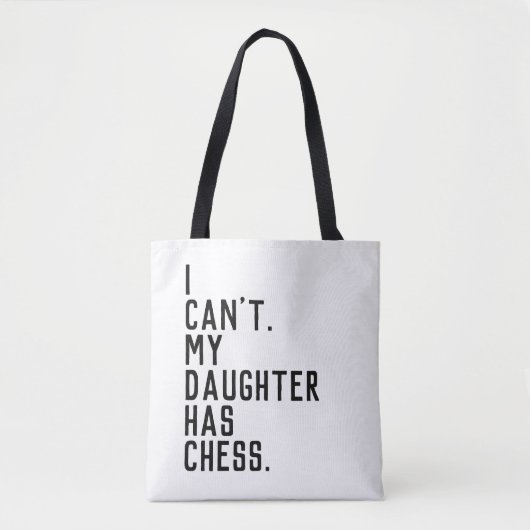 Busy Chess mama Tote Bag (Voorkant)