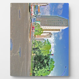 Busy Chicago vanmiddag Fotoplaat