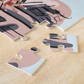 Busy City of Brooklyn Surreal Pop Art Legpuzzel (Zijkant)