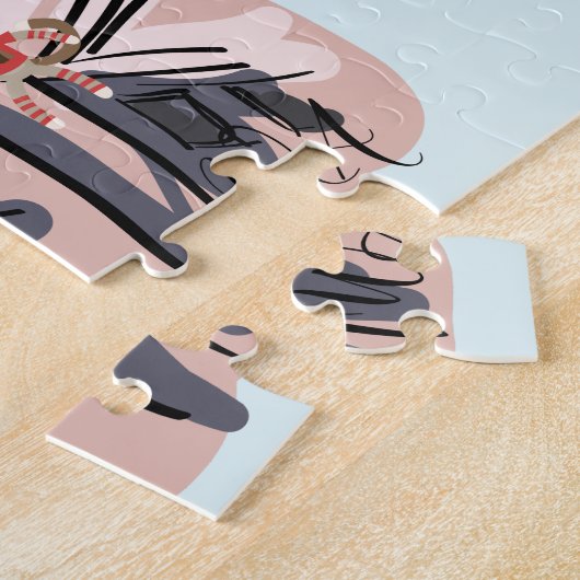 Busy City of St. Louis Surreal Pop Art Legpuzzel (Zijkant)