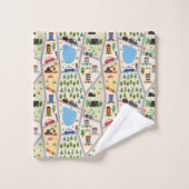 Busy City Roads Kinderen Bath Bad Handdoek (Wasdoekje)
