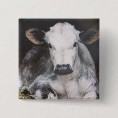 Busy Day Crop Vierkante Button 5,1 Cm (Voorkant)