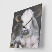 Busy Day Crop Vierkante Klok (Hoek)