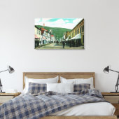 Busy Day on Third Street Uitzicht Canvas Afdruk (Insitu (Slaapkamer))