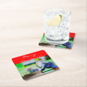 Busy Elf van Shirley Taylor Kartonnen Onderzetters (Insitu)