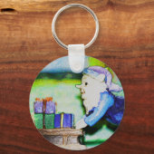 Busy Elf van Shirley Taylor Sleutelhanger (Voorkant)