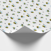 Busy Flying Buzzing Honeybees Cadeaupapier (Hoek)