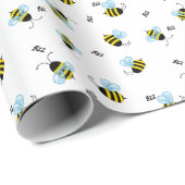 Busy Flying Buzzing Honeybees Cadeaupapier (Rol Hoek)