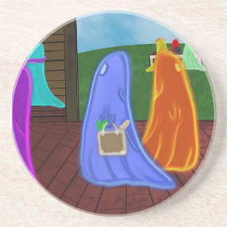 Busy Ghost Zandsteen Onderzetter