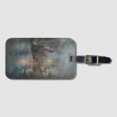 Busy Harbour beroemd gemaakt door Glenn Cooper Hen Bagagelabel (Voorkant (horizontaal))