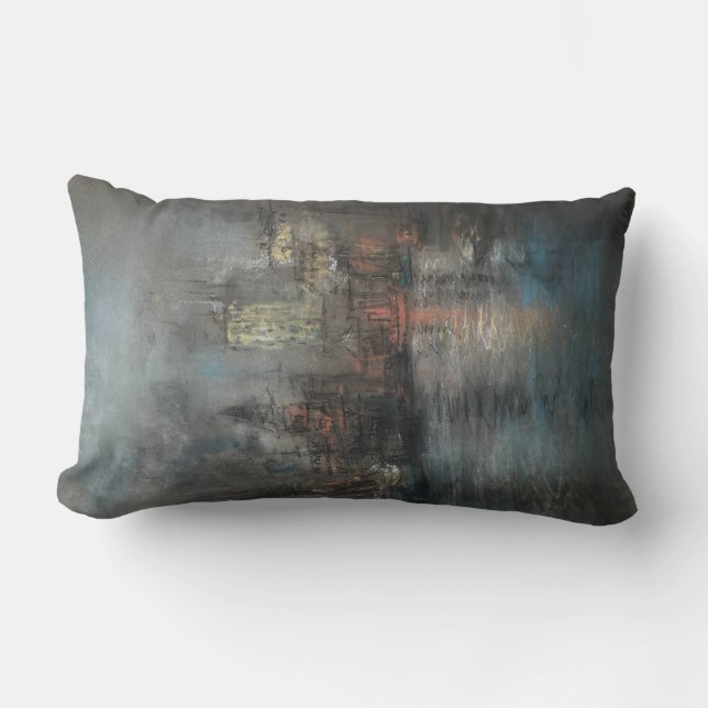 Busy Harbour beroemd gemaakt door Glenn Cooper Hen Kussen (Voorkant)