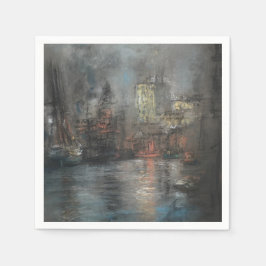 Busy Harbour beroemd gemaakt door Glenn Cooper Hen Servet