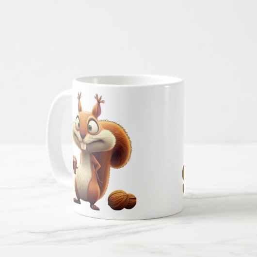 'Busy Like A Squirrel' Mok (Voorkant links)