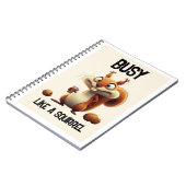 'Busy Like A Squirrel' Notitieboek (Linkerzijde)