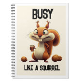 'Busy Like A Squirrel' Notitieboek (Voorkant)