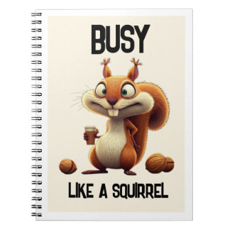 'Busy Like A Squirrel' Notitieboek