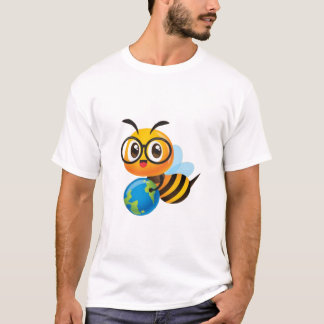 Busy Little Bee: Schattigee honingbij Kinderen T-shirt