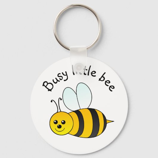 Busy Little Bee Sleutelhanger (Voorkant)