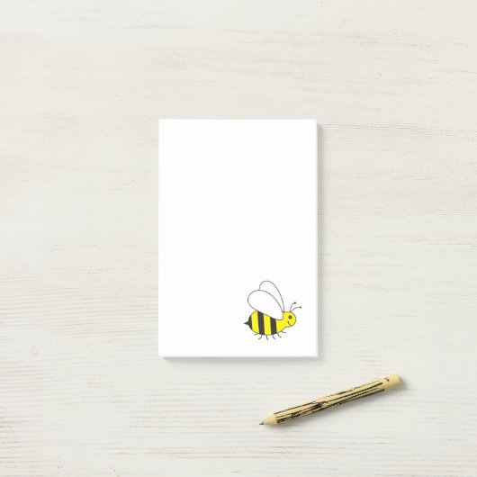 Busy Little Bumble Bee Post-it® Notes (Op bureau)