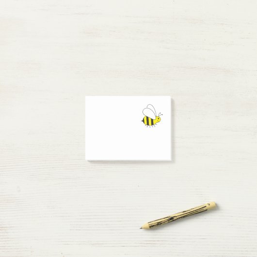 Busy Little Bumble Bee Post-it® Notes (Op bureau)