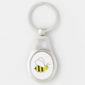 Busy Little Bumble Bee Sleutelhanger (Voorkant)