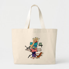 Busy mama grote tote bag