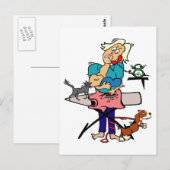 Busy mama Moederdag, ZSSG Briefkaart (Voorkant / Achterkant)