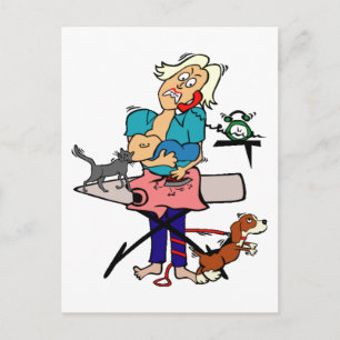 Busy mama Moederdag, ZSSG Briefkaart