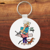 Busy mama sleutelhanger (Voorkant)