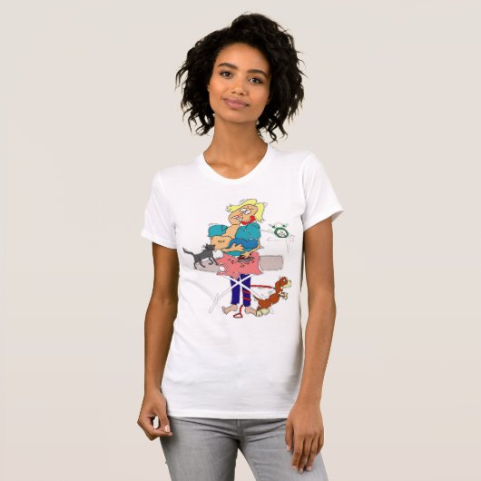 Busy mama t-shirt (Voorkant volledig)