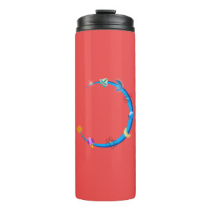 Busy Moon Pink Thermosbeker