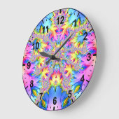 Busy Pastel Fractal ~ Grote Klok (Hoek)