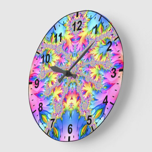 Busy Pastel Fractal ~ Grote Klok (Hoek)