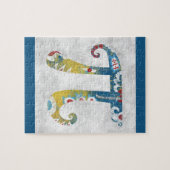 Busy Pi Symbol Jigzaag Puzzle Legpuzzel (Horizontaal)