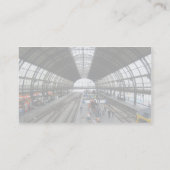 Busy Railway Station Visitekaartje (Achterkant)