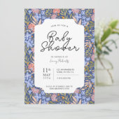 Busy Retro Bohemian Daffodil gooide bloemen Kaart (Staand voorkant)