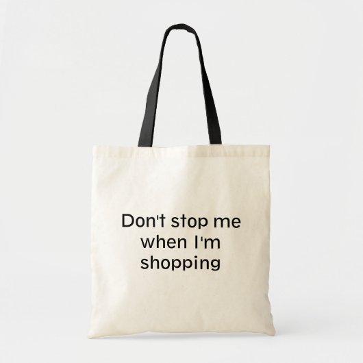 Busy Shopper's Bag Tote Bag (Voorkant)