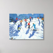 Busy Ski Lofer 2004 Canvas Afdruk (Voorkant)