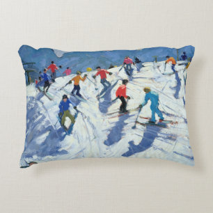 Busy Ski Slope Lofer 2004 Decoratief Kussen