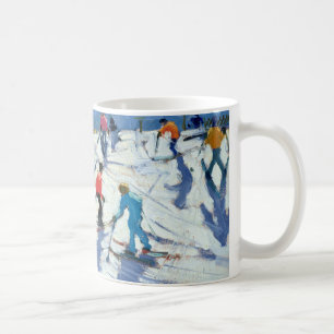 Busy Ski Slope Lofer 2004 Koffiemok