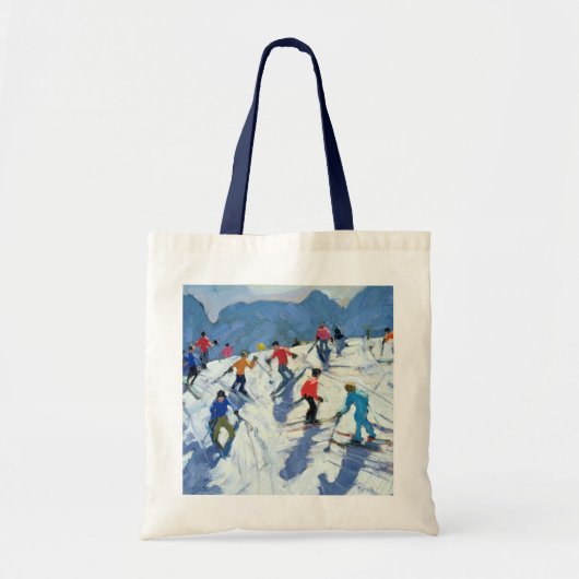 Busy Ski Slope Lofer 2004 Tote Bag (Voorkant)