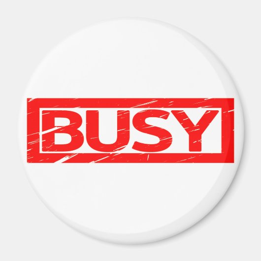 Busy Stamp Magneet (Voorkant)