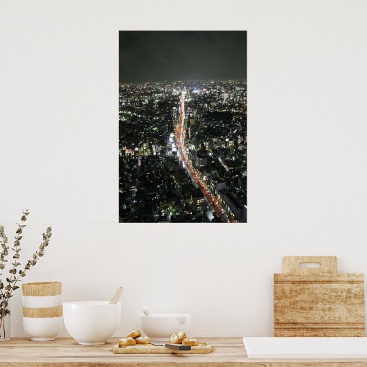 Busy Tokyo Poster (Keuken)